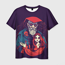 Мужская футболка Девушка и злой колдун