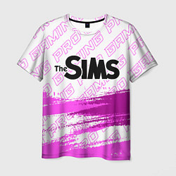 Мужская футболка The Sims pro gaming: символ сверху
