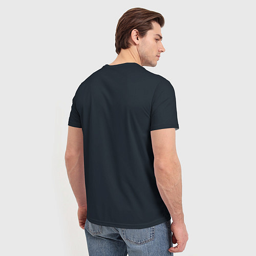 Мужская футболка Питбуль в наушниках / 3D-принт – фото 4