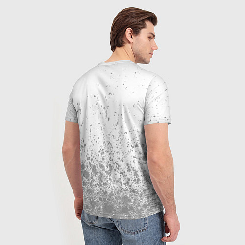 Мужская футболка Destiny glitch на светлом фоне: символ сверху / 3D-принт – фото 4
