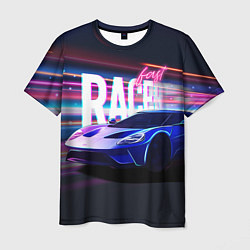 Мужская футболка Fast racer