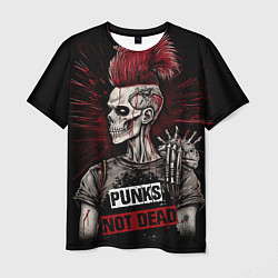 Мужская футболка Punks not dead