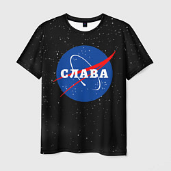 Мужская футболка Слава Наса космос