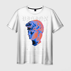 Футболка мужская Синт Вейв Ретро Неон Стиль, цвет: 3D-принт