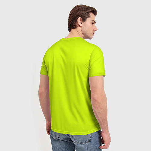 Мужская футболка Fresh lime / 3D-принт – фото 4