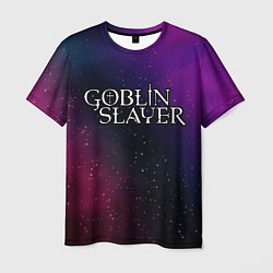 Мужская футболка Goblin Slayer gradient space