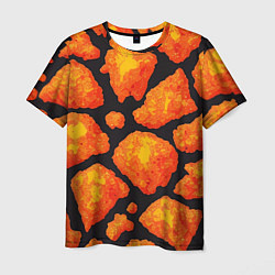 Футболка мужская Обжигающая лава, цвет: 3D-принт