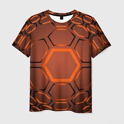 Мужская футболка Оранжевая техноброня