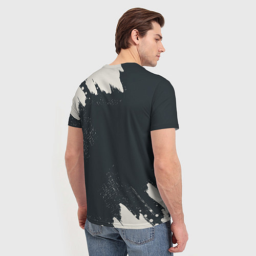 Мужская футболка Коля зубастый волк / 3D-принт – фото 4