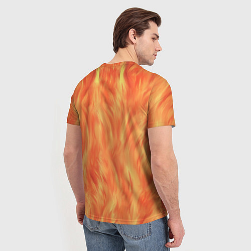 Мужская футболка Alma Wade fire / 3D-принт – фото 4