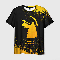 Мужская футболка Children of Bodom - gold gradient