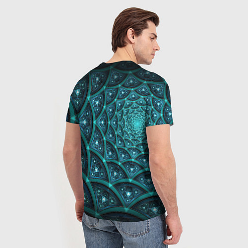 Мужская футболка Андромеда / 3D-принт – фото 4