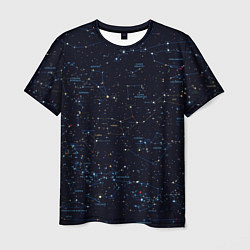 Мужская футболка Звездное небо созвездия