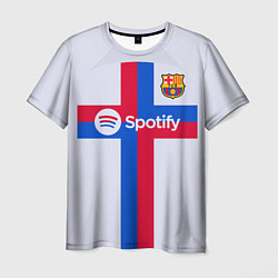 Мужская футболка Барселона форма 2223 гостевая