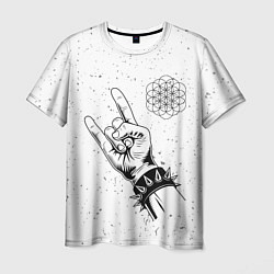 Мужская футболка Coldplay и рок символ