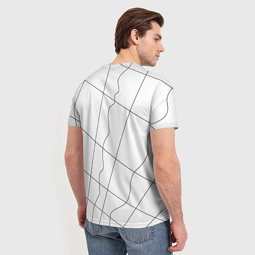 Мужская футболка Перспектива / 3D-принт – фото 4