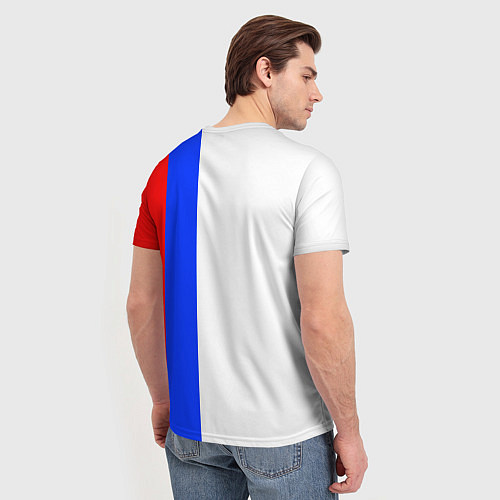 Мужская футболка Цвета России - герб / 3D-принт – фото 4