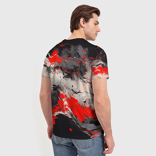 Мужская футболка Демон Пауэр - Человек бензопила / 3D-принт – фото 4