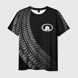 Мужская футболка Great Wall tire tracks