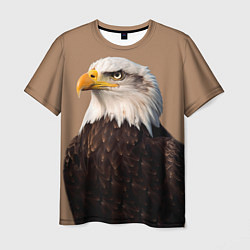 Мужская футболка Белоголовый орлан птица