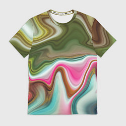 Мужская футболка Color waves