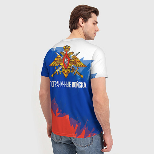 Мужская футболка Граница / 3D-принт – фото 4