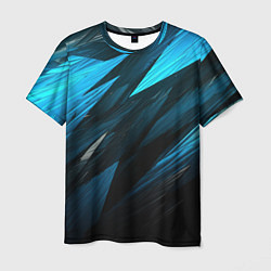 Мужская футболка Black blue style