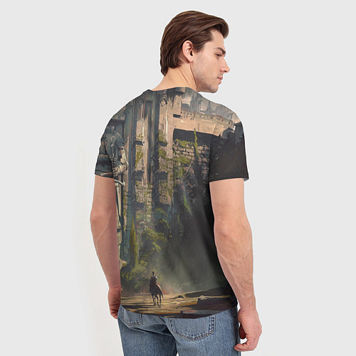 Мужская футболка Древняя цивилизация и путешественник / 3D-принт – фото 4