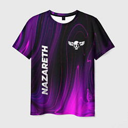 Футболка мужская Nazareth violet plasma, цвет: 3D-принт