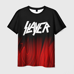 Мужская футболка Slayer red plasma