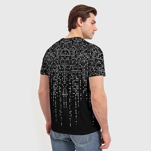 Мужская футболка Скелет пришельца / 3D-принт – фото 4