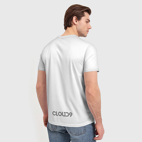 Мужская футболка Cloud9 white / 3D-принт – фото 4