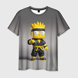 Мужская футболка Bart Simpson - ninja - Japan