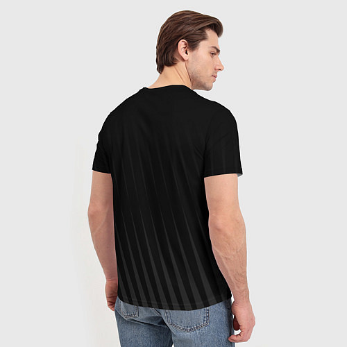 Мужская футболка Форма BIG black / 3D-принт – фото 4