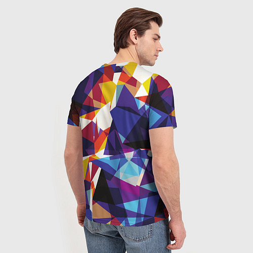 Мужская футболка Мозаичный узор / 3D-принт – фото 4