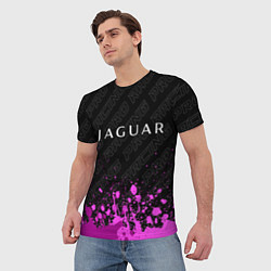 Футболка мужская Jaguar pro racing: символ сверху, цвет: 3D-принт — фото 2