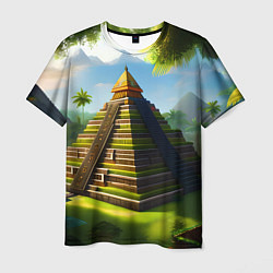 Мужская футболка Пирамида индейцев майя