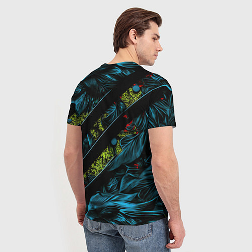 Мужская футболка Cyberpunk 2077 phantom liberty abstract logo / 3D-принт – фото 4