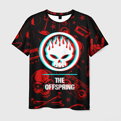 Мужская футболка The Offspring rock glitch