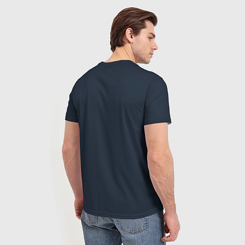 Мужская футболка Лис ниндзя от нейросети / 3D-принт – фото 4