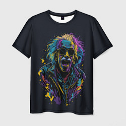 Мужская футболка Альберт Эйнштейн от нейросети