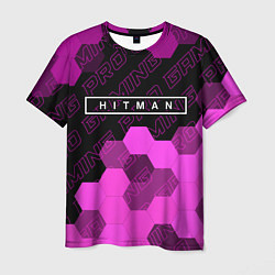Мужская футболка Hitman pro gaming: символ сверху