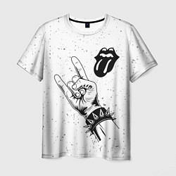 Мужская футболка Rolling Stones и рок символ