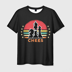 Мужская футболка Шахматные фигуры chess