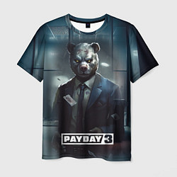 Мужская футболка Payday 3 bear