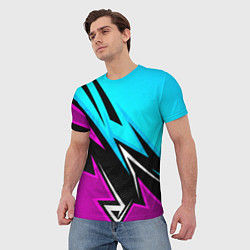 Футболка мужская Неоновая униформа для зала, цвет: 3D-принт — фото 2