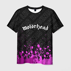 Мужская футболка Motorhead rock legends: символ сверху