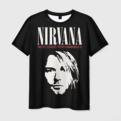 Мужская футболка Nirvana - Kurt Cobain