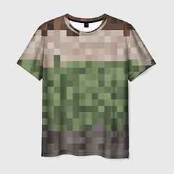 Мужская футболка Пиксельная текстура