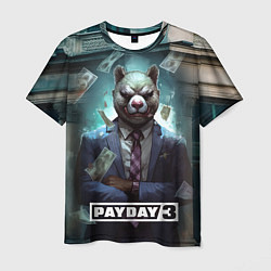 Мужская футболка Payday 3 bear